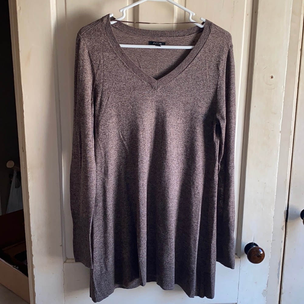 Apt9 loose fitted brown dress. Size Medium